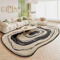 Thicken Study Carpet Modern Simple Carpets for Living Room Irregular Bedroom Decor Plush Rug Home Special-shaped Anti-slip Mat
