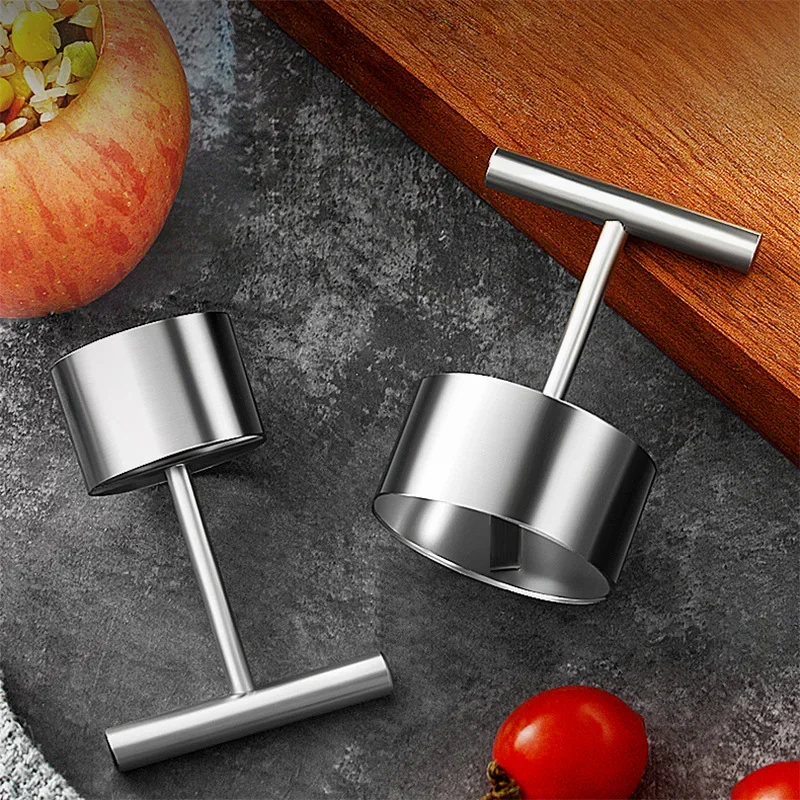 304 stainless steel apple pear core extractor fruit corer and hole digger tool autumn fruit corer and segmentation