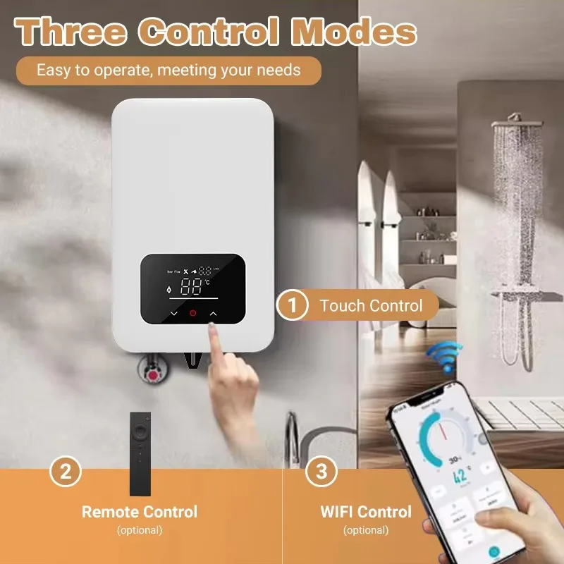 3.5-5.5KW 220v CE/CB Factory Direct Low Price Fast Heating Instant Electric Hot Water Heater Instant Water Heater for Bathroom