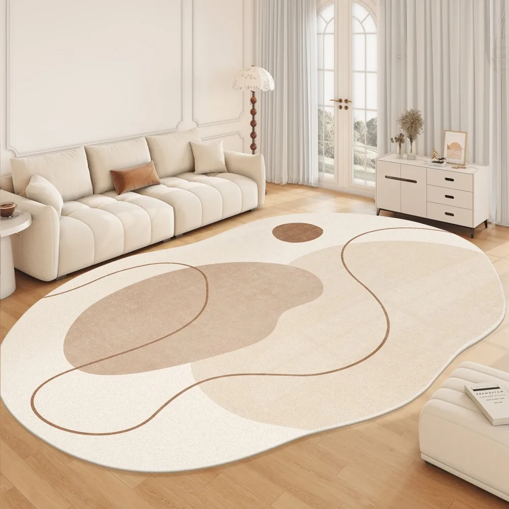 

VIKAMA Ins Wind Abstract Geometric Rug Living Room Bedroom Non Slip Easy Clean Sofa Rug Nordic Minimalist Home Decor