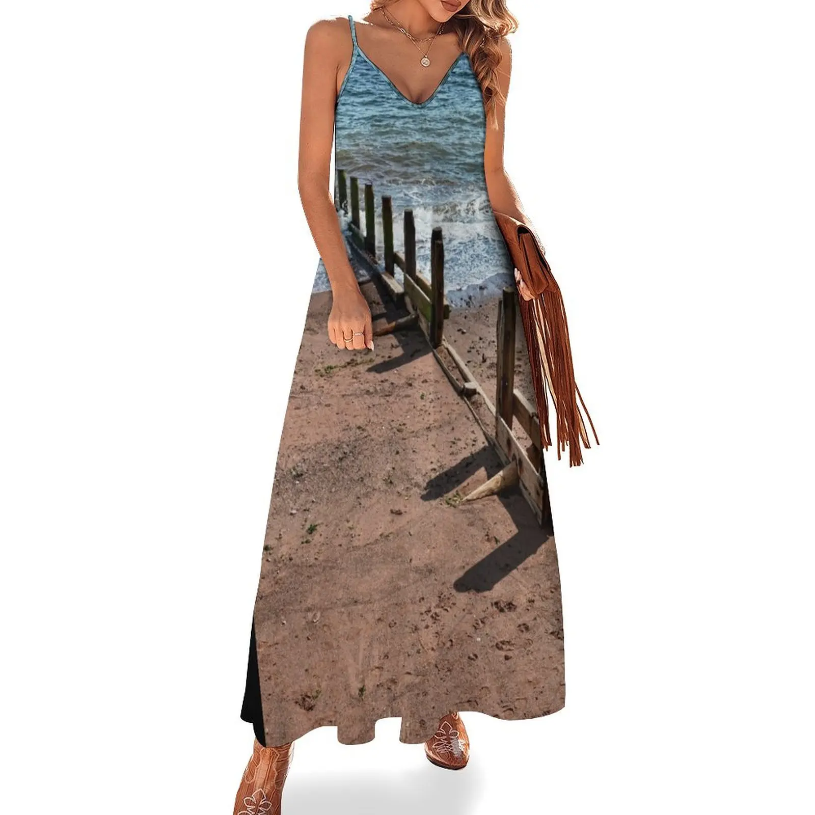 

Sea Groyne Sleeveless Dress dress party night women's summer dress 2024 dresses for women 2024 birthday