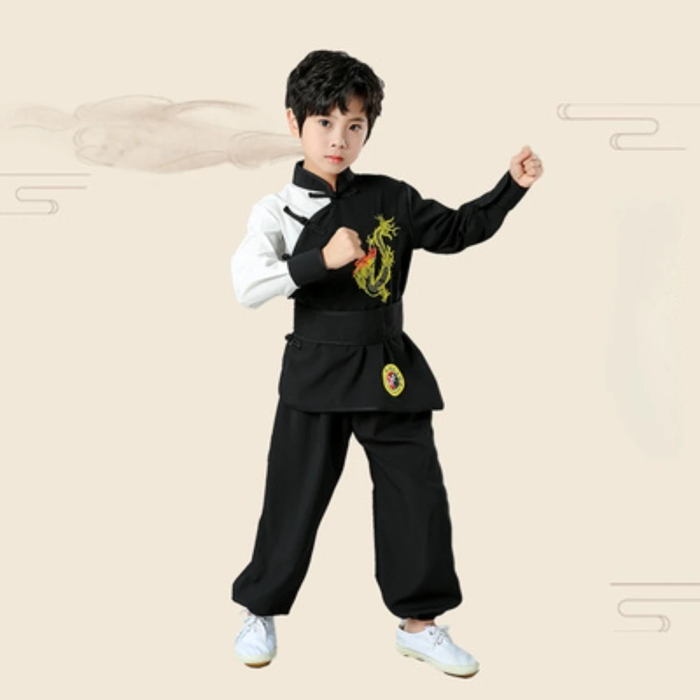 Kids Clothes Children Clothing Ethnic Style Chinese Performance Kung Fu Uniform Boy Set Wushu Suit Cosplay Costumes Stage Girl