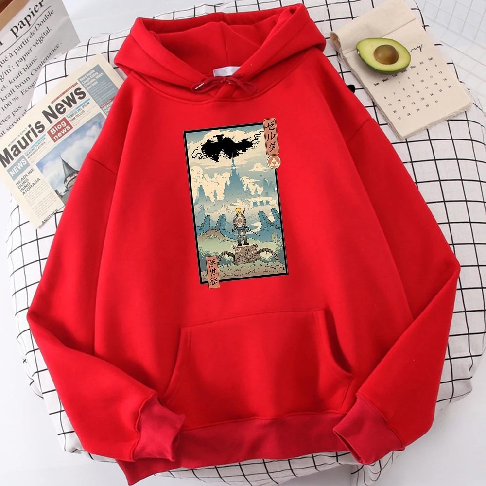 Ukiyoe Japanese Culture Printing Man Sweatshirt Hipster S-Xxl Hooded Autumn Brand Hoodies Harajuku Casual  Pullover Tops