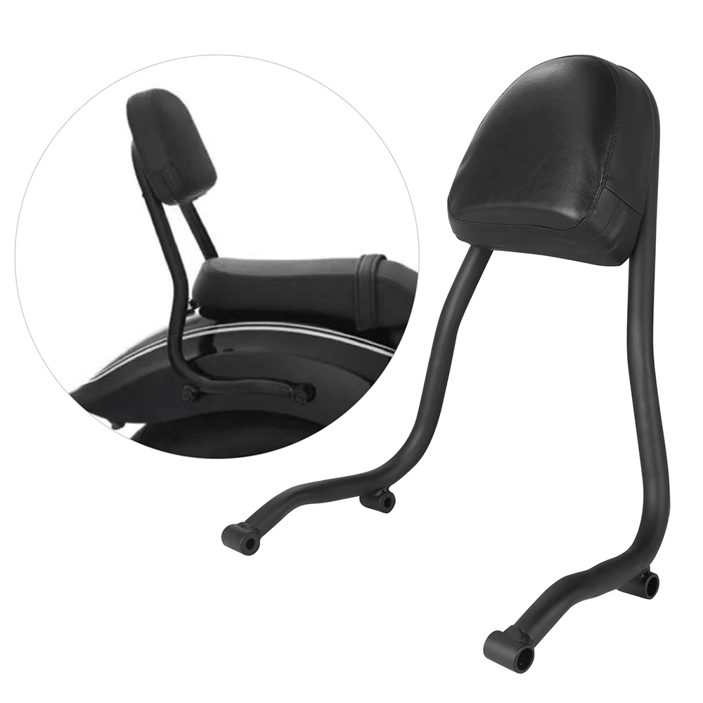 

Motorcycle Black Rear Passenger Backrest Pad Sissy Bar For BMW R18 Classic R 18 2020-2022