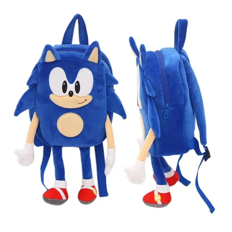 

Supersonic Sonic Hedgehog 2024 Nak Edition Plush Backpack for Kids with Detachable Cuddy Doll Bookbag