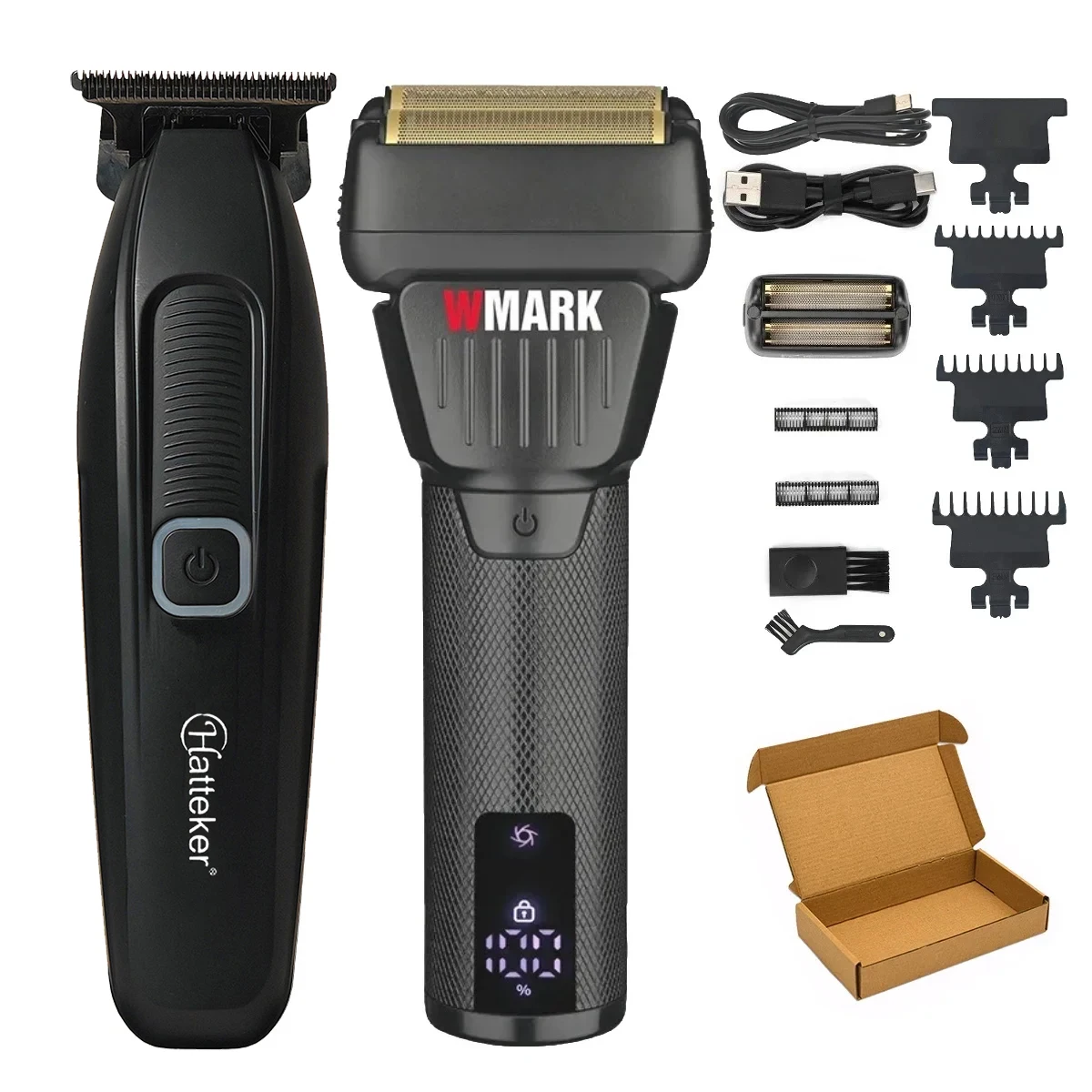 WMARK メンズ電気シェーバー 9000RPM ヒゲトリミングカミソリ プロ用