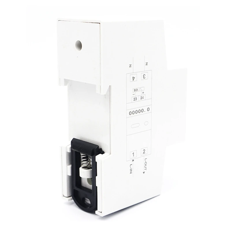 Single Phase Two Wire 220V 10-40A Energy Meter Kwh Counter Consumption Analog Electricity Wattmeter Household Din Rail