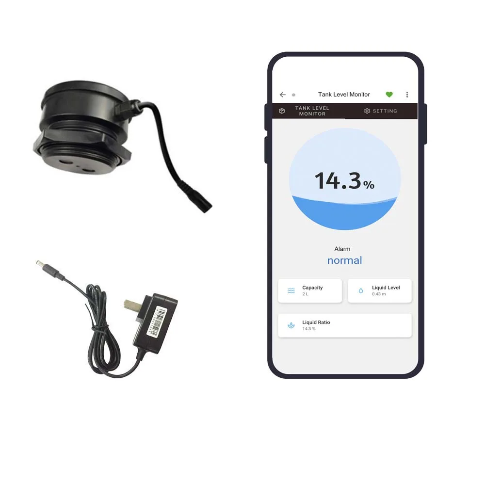 

EPTTECH TLC2206 Non Contact 4G IoT WiFi Level Sensor Trash Can Tracking Flood Septic Tank Wastewater Detection Customization