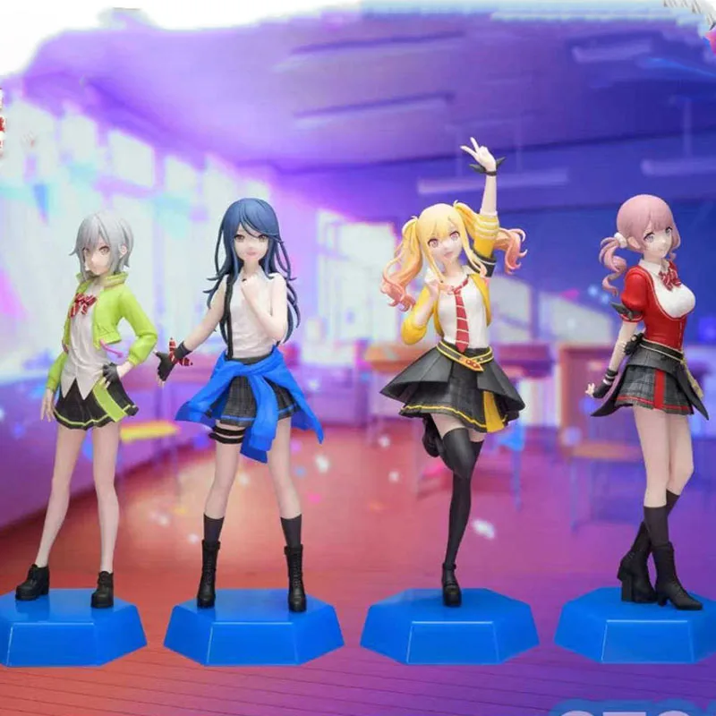 

Project SEKAI Hatsunseikus Anime Figurine Hoshino Ichika Tenma Saki Hinomori Shizuku Collectible Toy Anime Desktop Decor