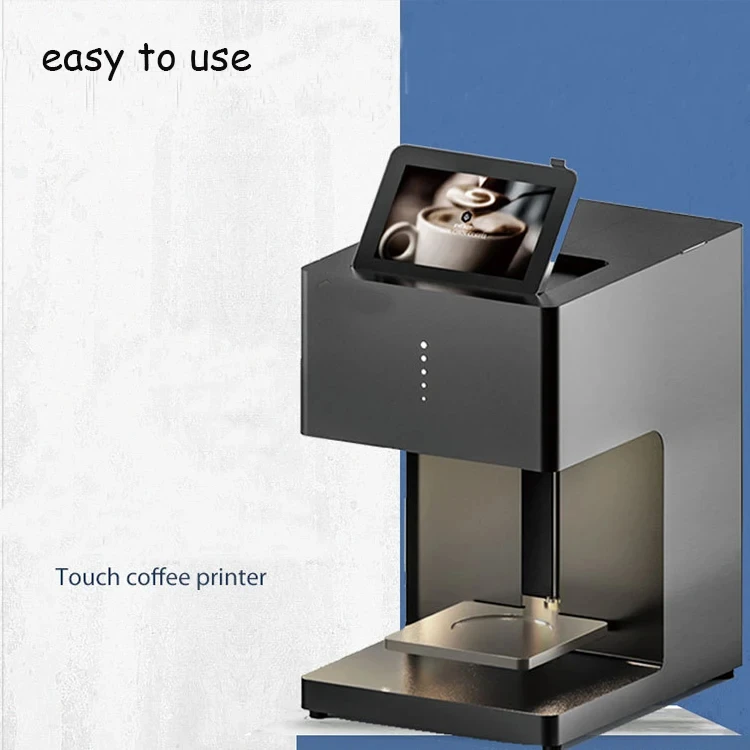 

EB-FT4 Automatic Beverages Selfie Latte Art Coffee Printer Machine Food Print WIFI Connection Printing Edible Ink Cartridges