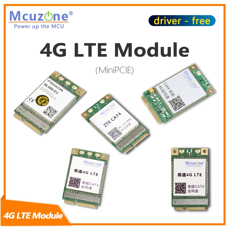 4G LTE Module MiniPCIE , driver-free for PC,Raspberry Pi OS, orange Pi, NVIDIA, Ubuntu,linux RK3399