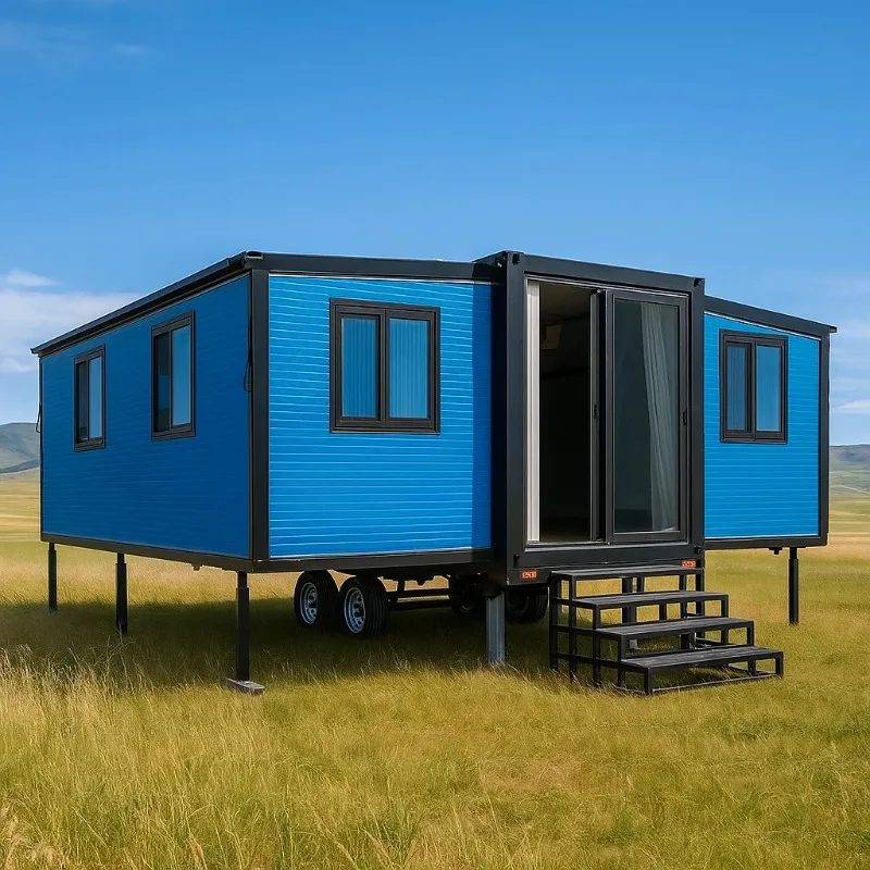 YG Customized 20ft 40ft Expandable House Prefab Tiny Home Modular Container House Steel 2 Bedroom 1 Bathroom Kitchen Factory