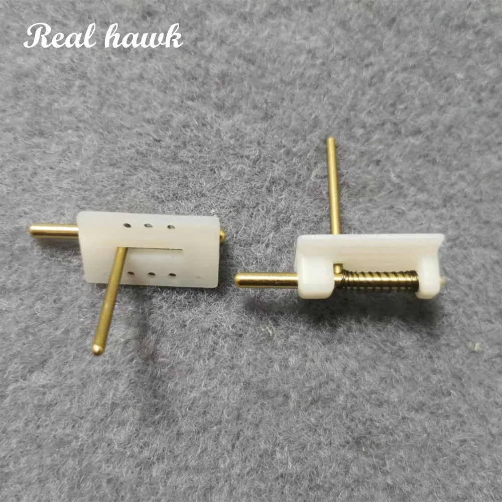 2PCSFPVHOBBY Model Accessories Hatch Fixed Lock Bolt Holes Aperture Mini Cabin Door White Canopy Cover Lock For RC Aircraft DIY