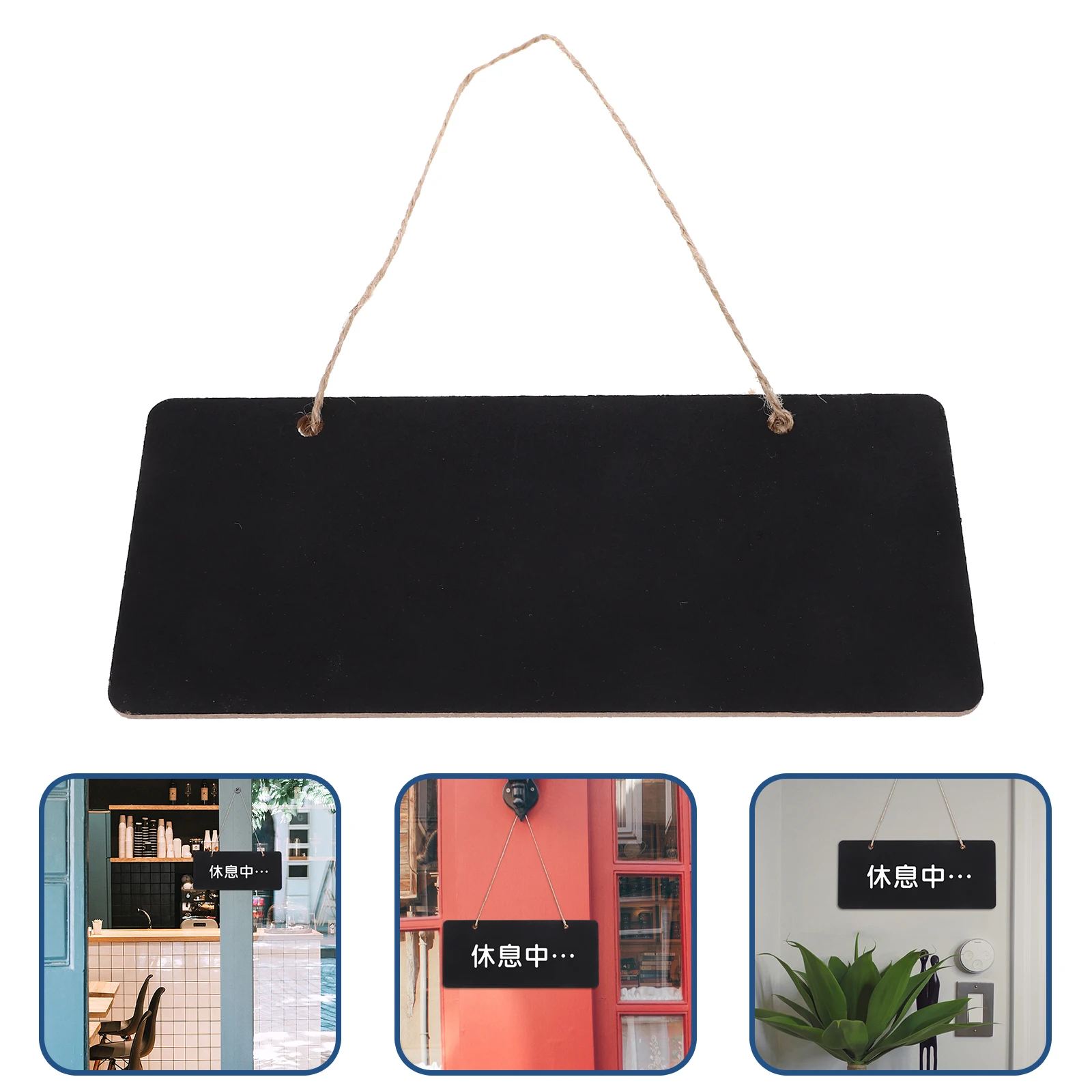 

10pcs Small Chalkboard Signs Hanging H written Blackboard Home Door Milk Tea Shop Mini Sign Wall Decor nament Display