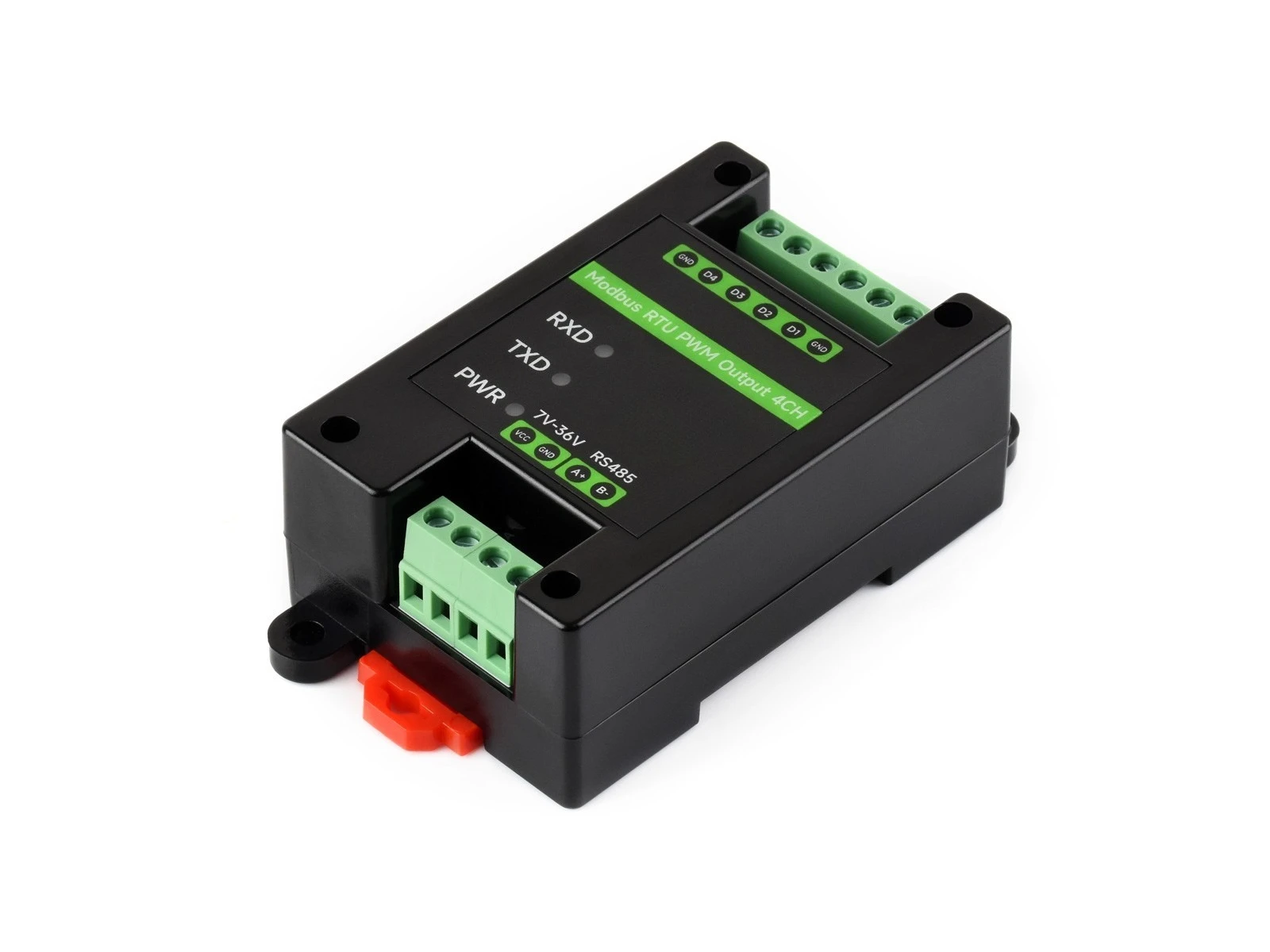 For Industrial 4-Ch PWM Output Module, Modbus RTU Protocol Isolated RS485