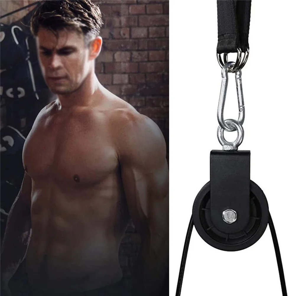 

1 set 1 Set Fitness Suspension Straps 360 Degree For Cable Crunch Triceps Pull-Down Back Arm Training Nylon Strap