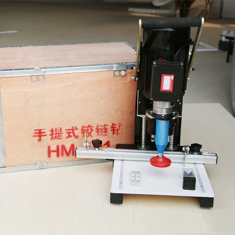 220V Portable Hinge Drill Cabinet Furniture Panel Drilling Machine Hinge Drilling Machine 2880r/min 750w LK