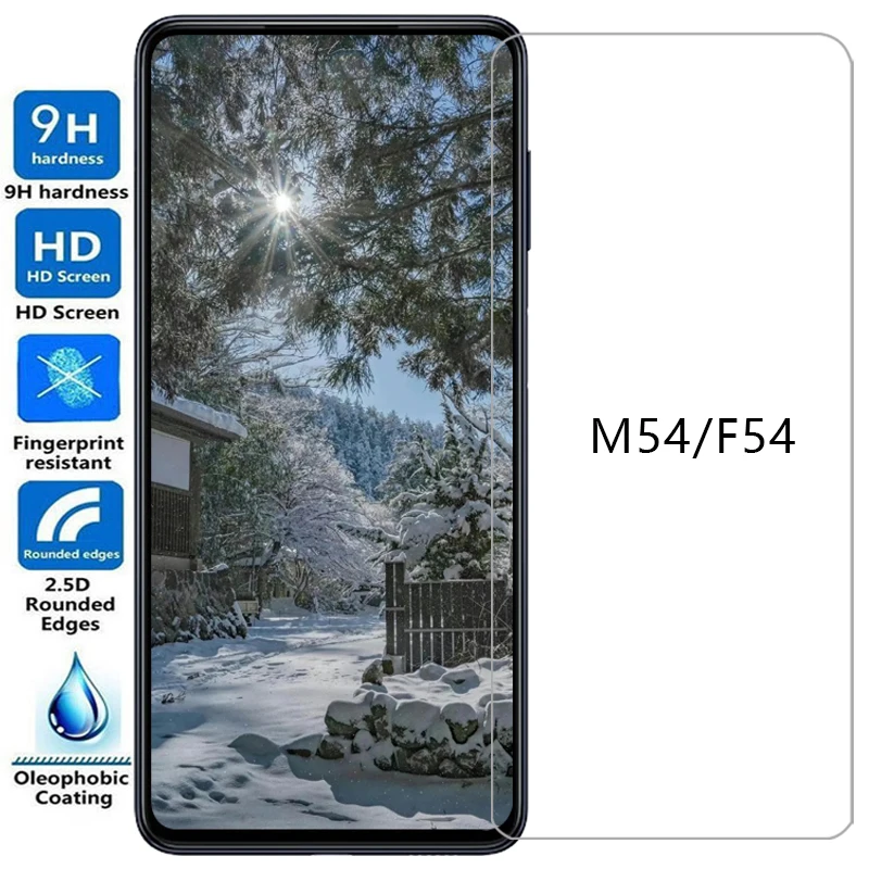 واقي شاشة لهاتف سامسونج جالاكسي m54 f54 5g زجاج مقسى واقي على samsungm54 galaxym54 m f 54 54m 54f فيلم samsumg 9h