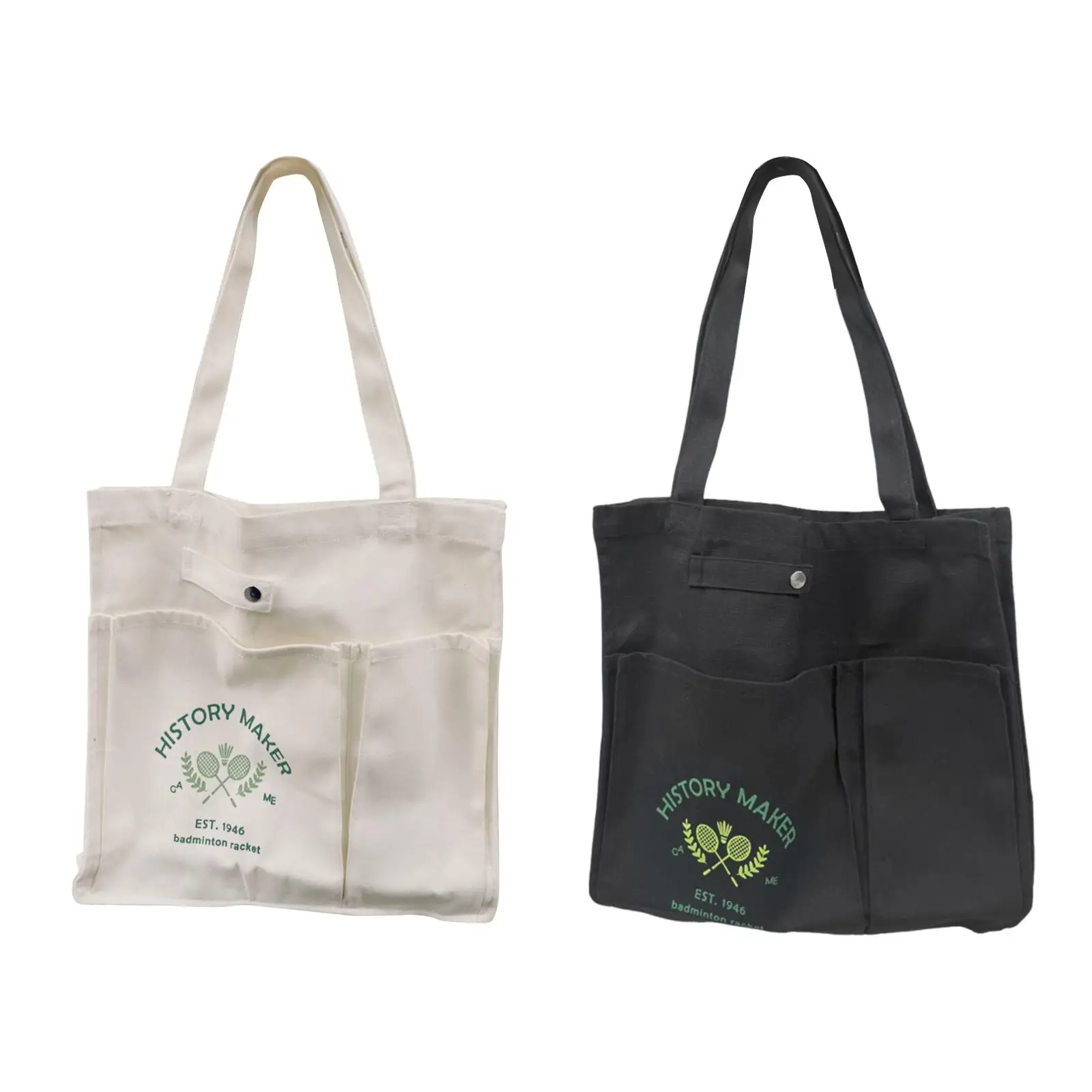 

Badminton Racquet Bag for Adults Trendy Sports Handbag Tennis Racket Bag Canvas Tote Bag for Travel Work School Shopping