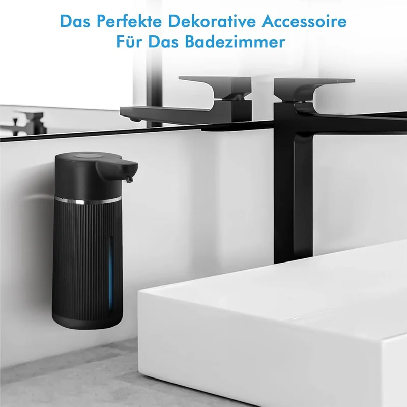 Dispensador de sabão automático dispensador de sabão elétrico montagem na parede automática com usb, recarregável para banheiro, Kitchen-A58E