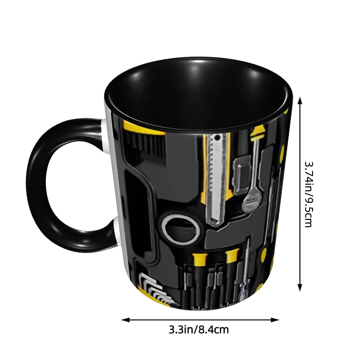 DIY Mechanics Large Toolbox Ceramic Mug Personalized Mechanic Coffee Cups Creative Gift 2