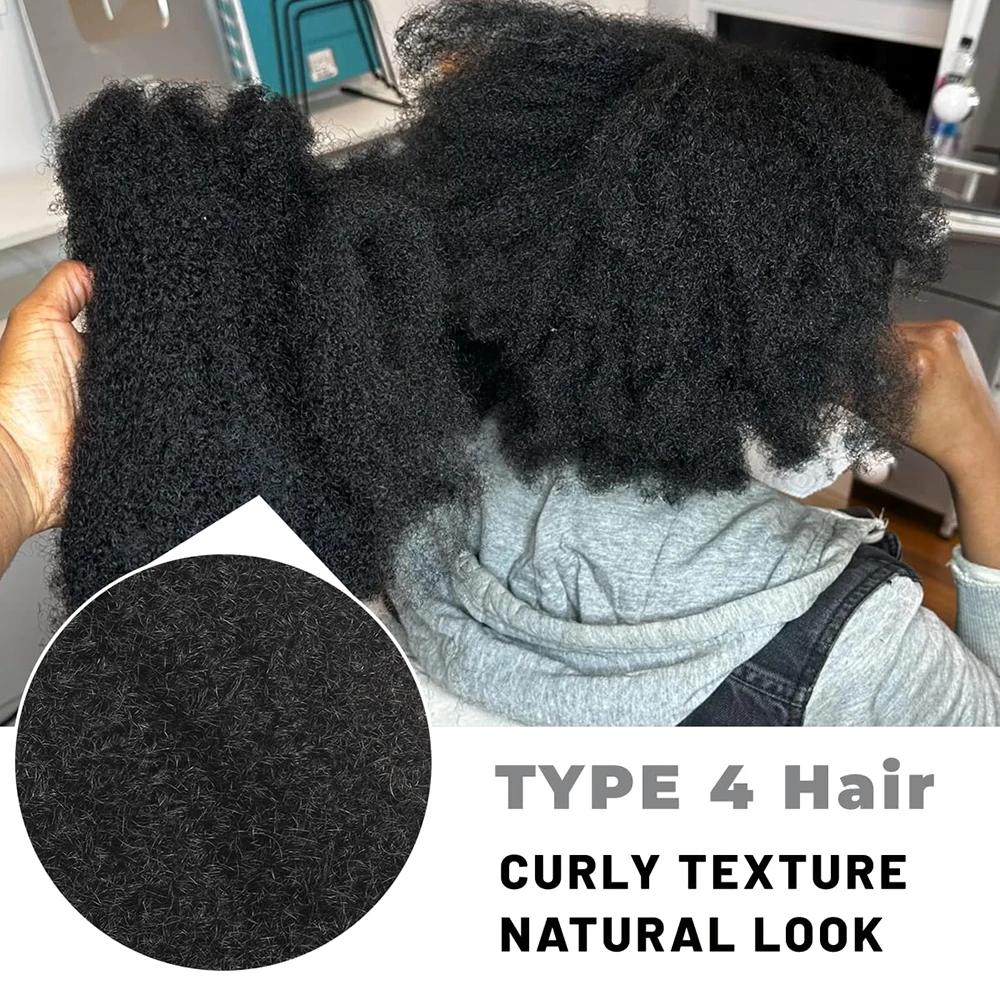 Рисунок 2 - Afro Kinkys объемные человеческие волосы для дредов