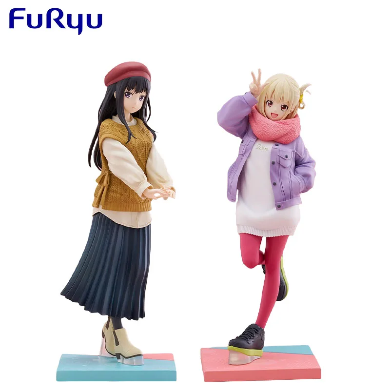 

FURYU натуральная аниме-фигурка TENITOL Lycoris Recoil Nishikigi Chisato Inoue Takina, экшн-игрушки для мальчиков и девочек, подарок, Коллекционная модель
