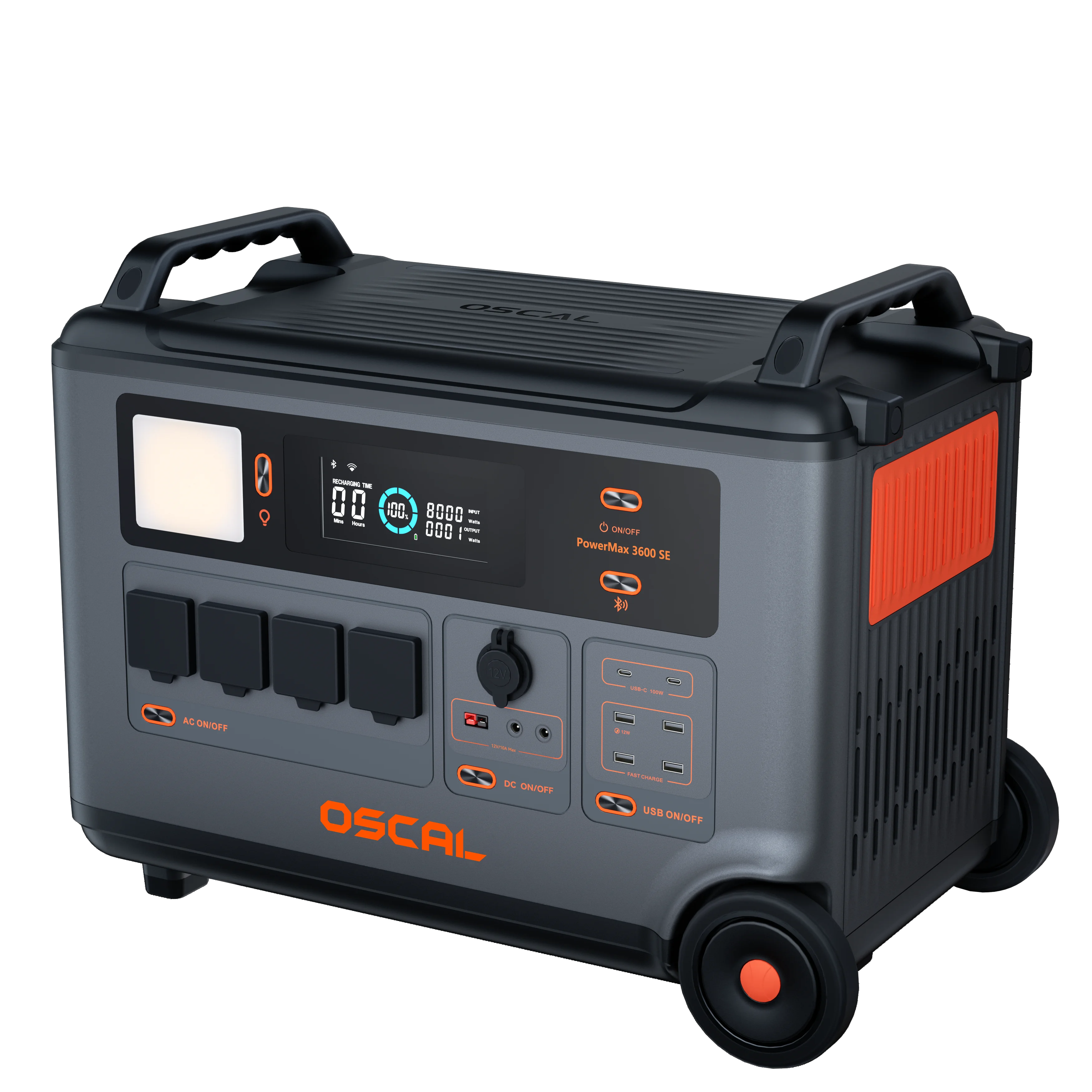 OSCAL Estación de Energía 3600Wh – Batería LiFePO4 portátil para pesca - imagen 3