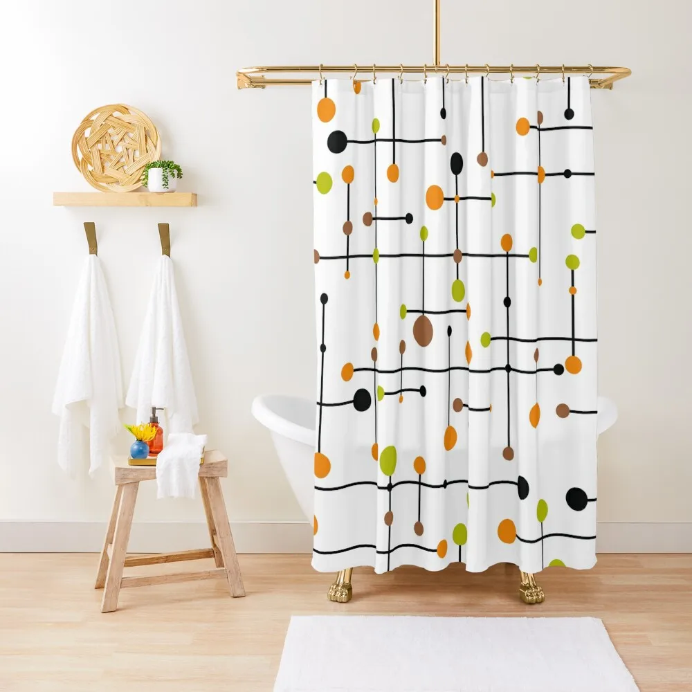 

Mid century modern Shower Curtain Modern Showers For Bathroom Bathroom Accessorys Window Shower Waterproof Curtain
