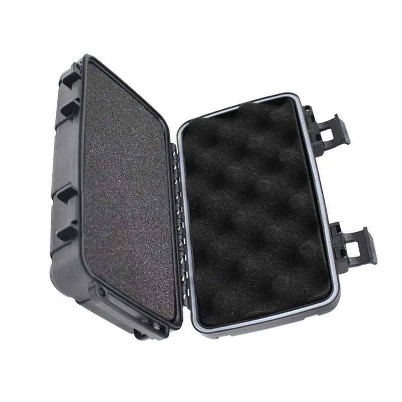 A84E-3X Waterproof Hard Carry Case Bag Tool Case With Pre-Cut Sponge Storage Box Protector Organizer Hardware Toolbox