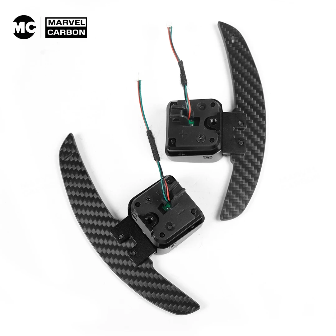 Compatible for Audi B9  A1-8 Q2 Q3 Q4 Q5 Q7 Q8 S1 S2 S3 S4 S5 SQ5 SQ7 SQ8 RS1 RS2 RS3 RS4 R Magnetic Carbon Fiber Paddle Shifter