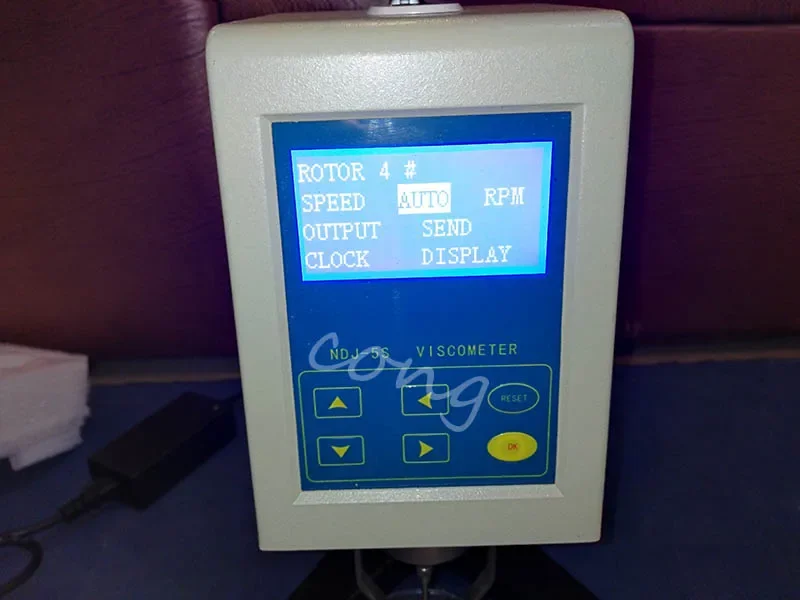 مقياس اللزوجة الرقمي الدوار LCD مقياس اللزوجة NDJ-5S مقياس السوائل 100000   mPa.s 110 فولت/220 فولت