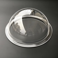 8 Inch Acrylic Clear Dome Cover CCTV Replacement Surveillance Security Dome Camera Housing Weatherproof Rain Cover Size 208x94mm