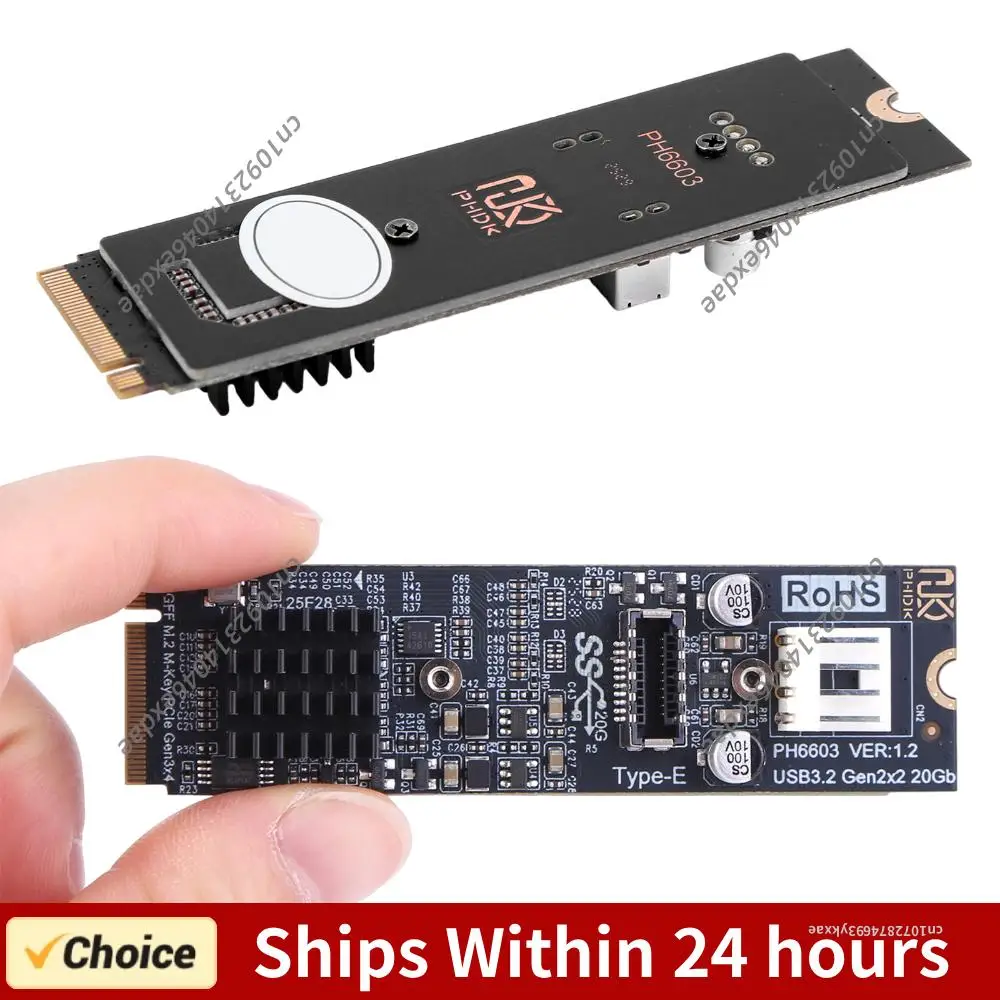 

Адаптер M.2 на TYPE-E, высокоскоростной, 20 Гбит/с, M2 M Key PCIe на USB3.2, плата расширения для передней панели, чипсет ASM3242, для настольных ПК