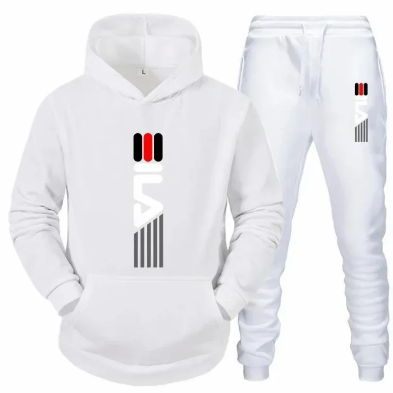 

Men's Hooded Fashionable Sportsweargym Sportswear Set Running Winter Clothingnew Styles