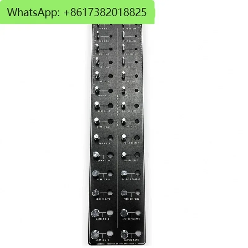 

Nut and bolt thread inspector, screw measuring gauge, Gongzi gauge, American standard