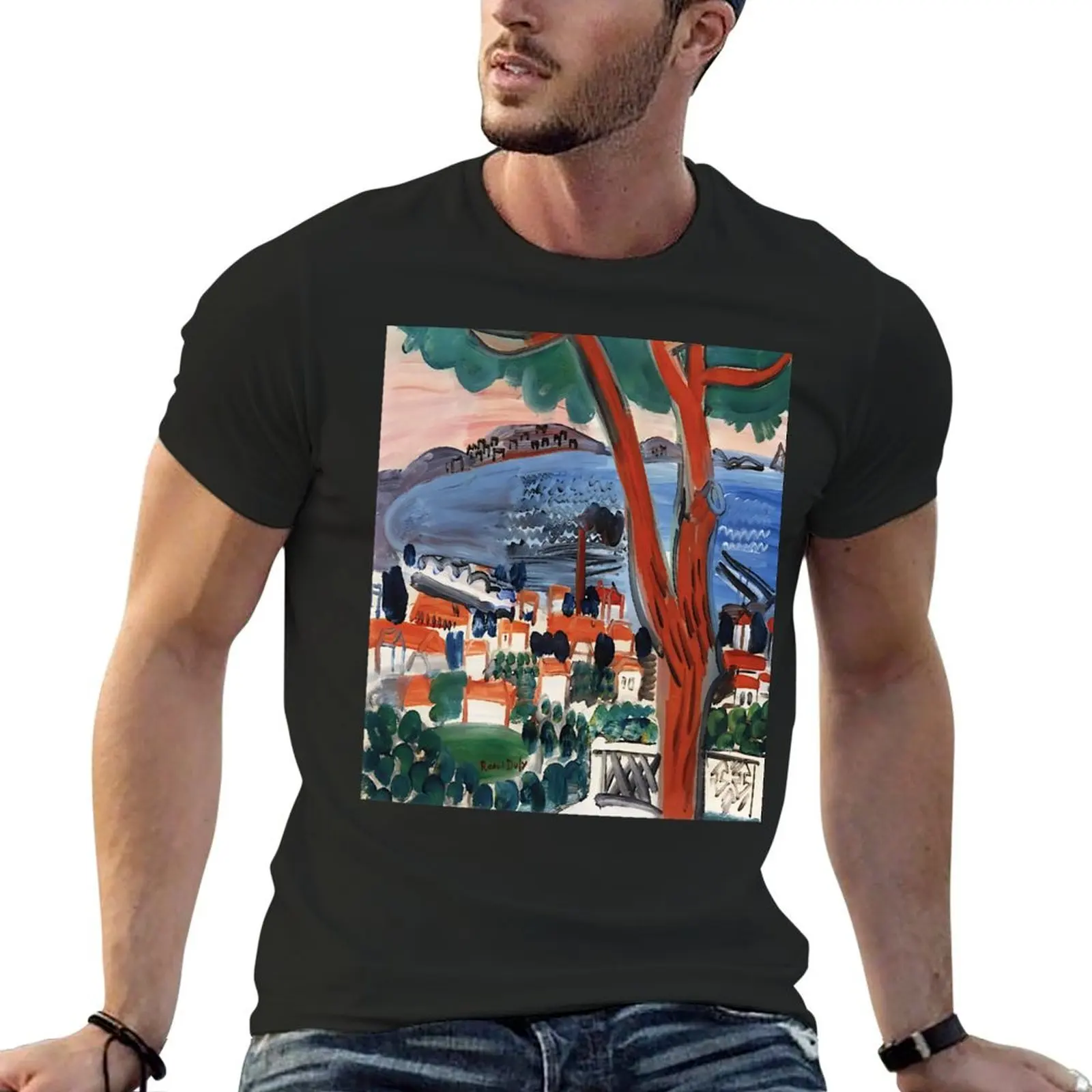 Artwork by Raoul Dufy T-Shirt blanks funnys anime tshirt customs mens cotton t shirts