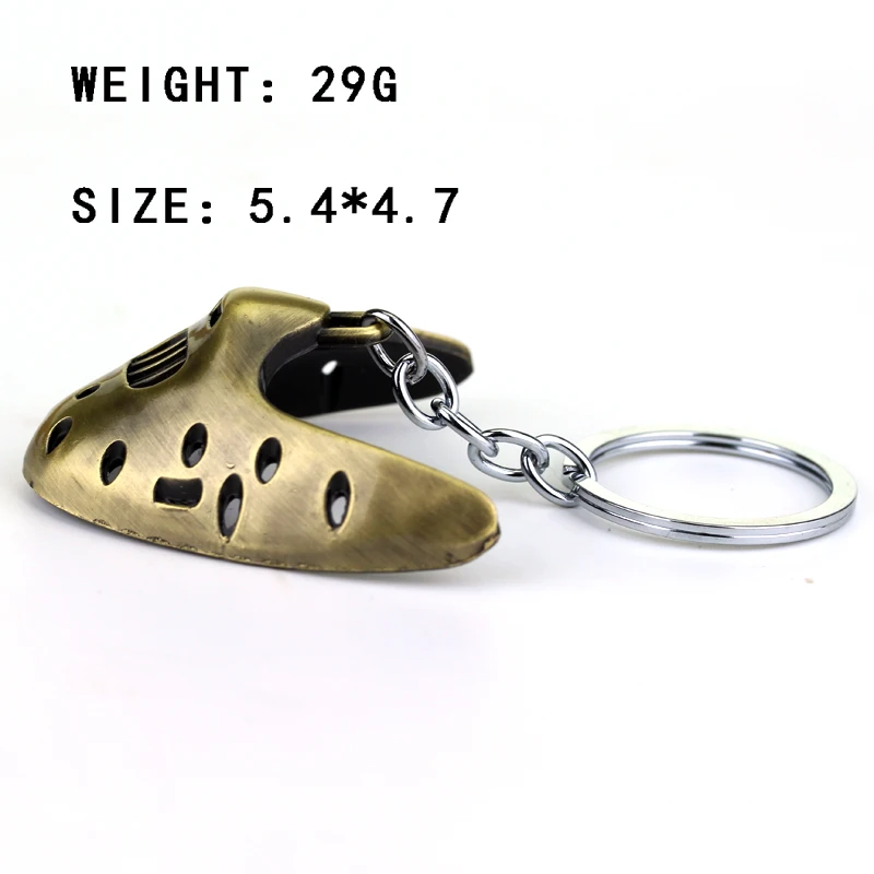 Gioielli di film The Silence of Lamb Mask Hannibal Lecter portachiavi ciondolo collana gioielli regali accessori Unisex