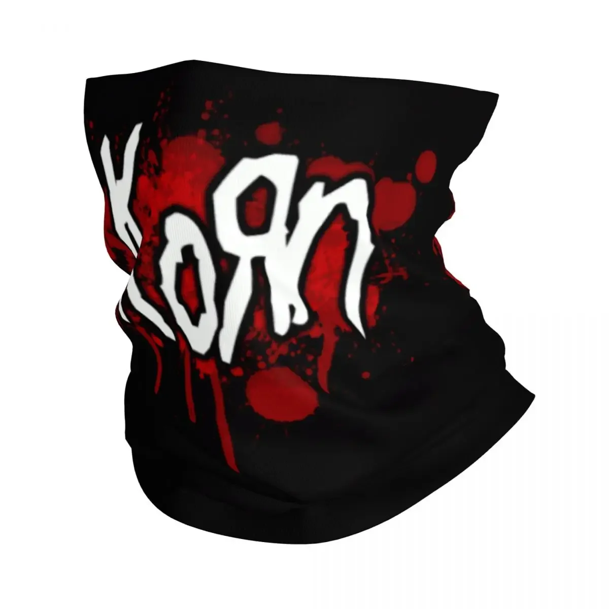 Korns Logo And Symbol Bandana Neck Gaiter Windproof Face Scarf Cover Men Women Headwear Tube Balaclava