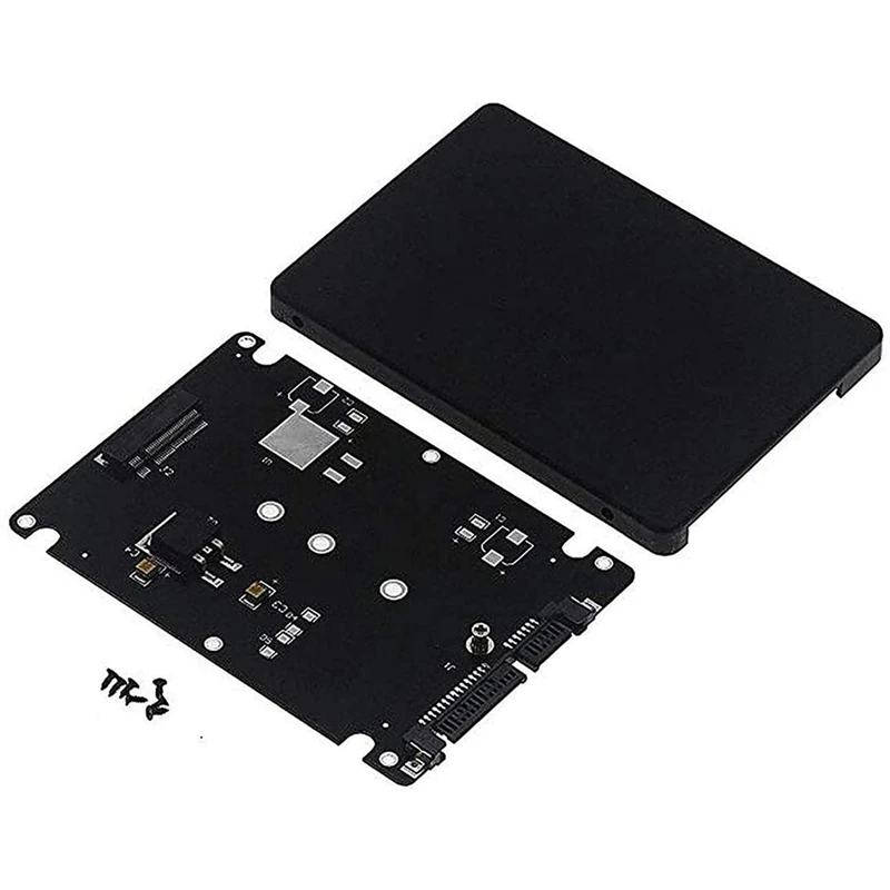 

4X M.2 NGFF To 2.5 Inch SATA SSD/MSATA To SATA Adapter Card Case (B Key For PC Adapter M2 +M Desktop Socket NGFF )