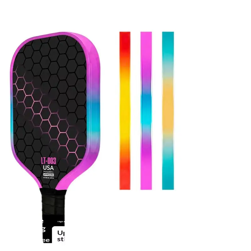 New Precise Curved Paddle Head Guard Laser Cut Edge Protection Tape Custom Fit Shield Tape For Pickleball Racket