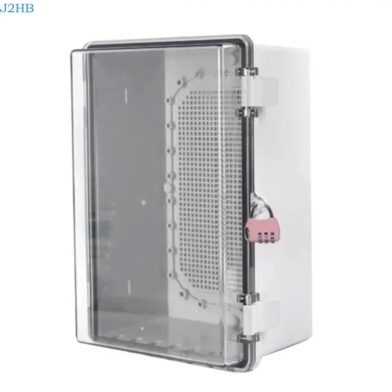 J2HB Weatherproof Lockable Power Outlet Case Electrical Case For Exterior Use Camping