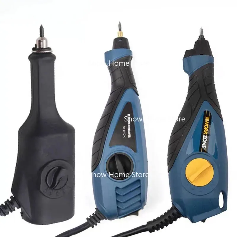 イルカ型電気レタリングペン金属ワークピース手書き鋼彫刻機マーカー