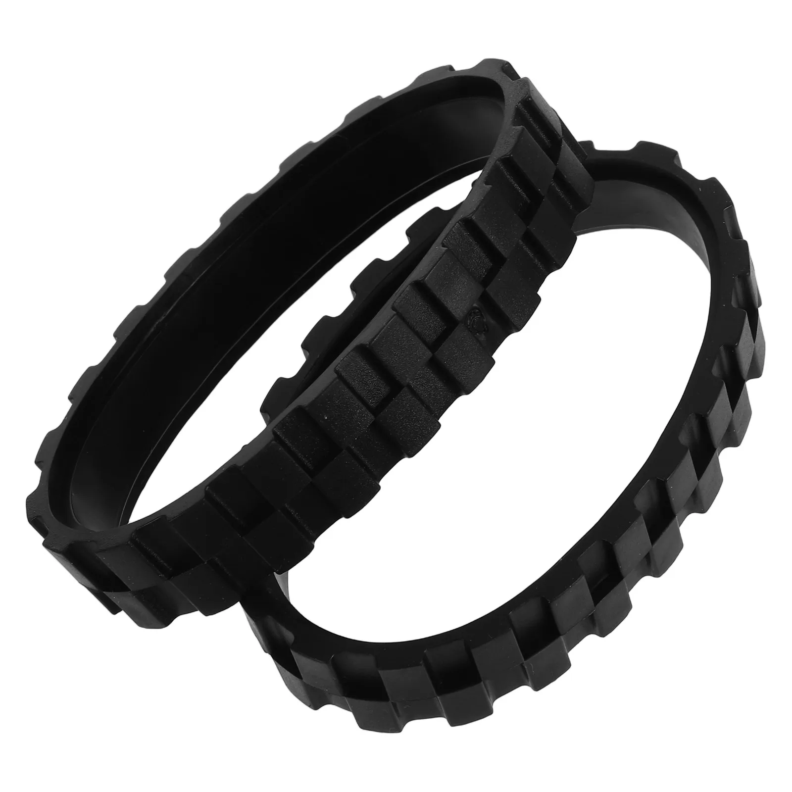 

2pcs Anti-Slip Sweeping Robot Tires Wear-Resistant Replacement Wheels For 5/6/7/8/9/I7/S9 Vacuum Cleaner Accessories