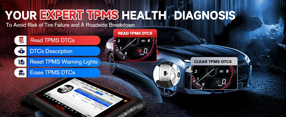 Autel MaxiCOM MK900-TS MK900TS Diagnosescanner Vollständiges TPMS Wireless Auto Scan Tool DoIP CAN FD Upgrade von MK808S TS MX900TS – Detail 7