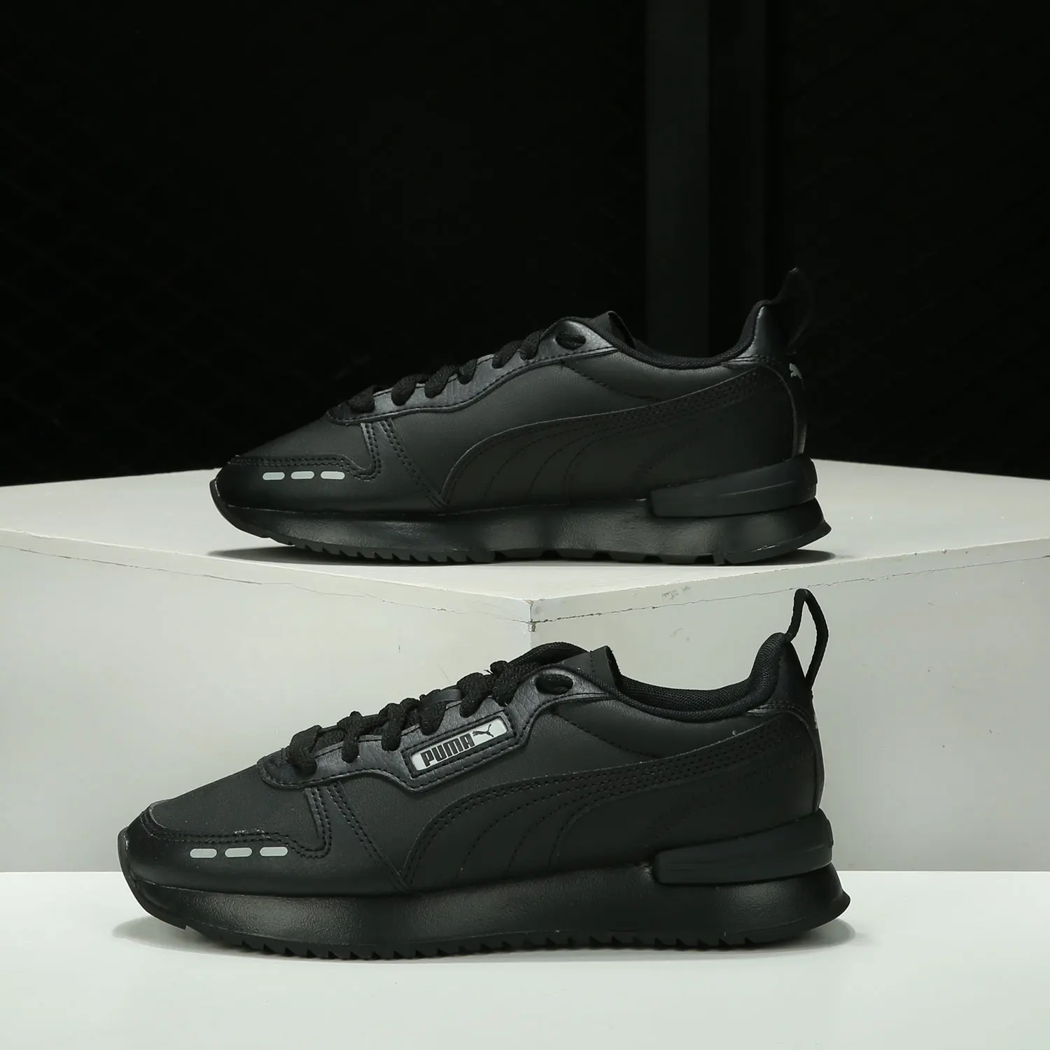 

Puma Genuine Seasonal New Unisex Black Warrior Running Casual Shoes 374127-01