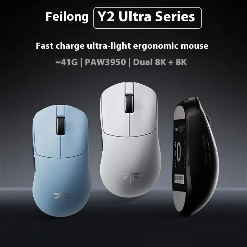 

Ultra Lightweight Vgn Flying Dragon Y2 Gaming Office Triple Mode Bluetooth Mouse With Superb Performance And Long Battery Life