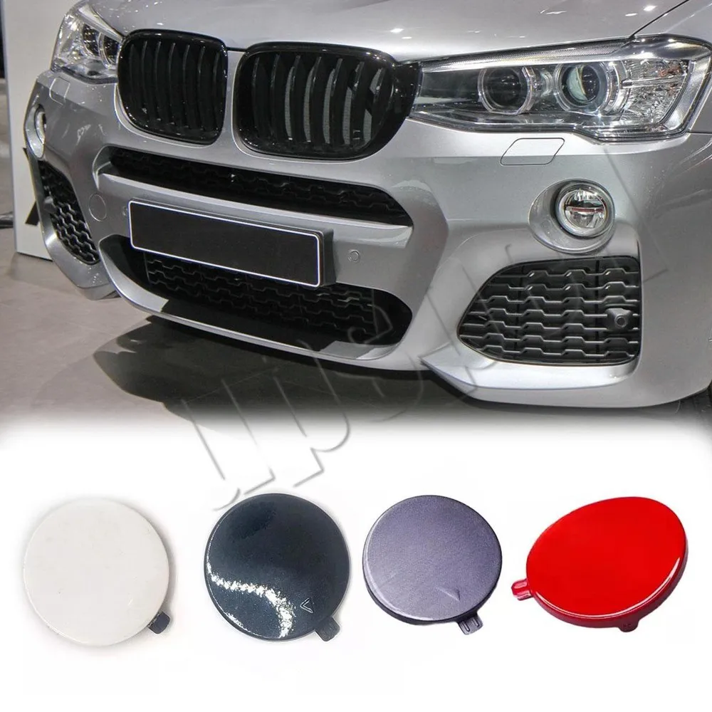 Front Bumper Tow Hook Eye Cover Cap For BMW X3 F25 M-SPORT F26 XDrive 2014-2018