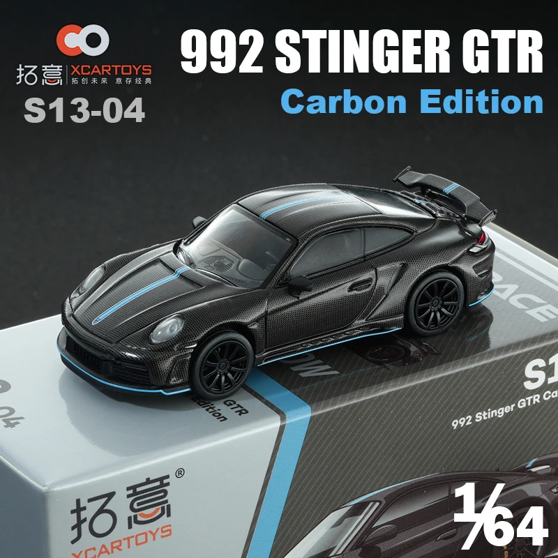 

XCARTOYS/POPRACE 1/64 Porsche 992 Stinger GTR metal diecast cars models collect ornaments collection models S13-04