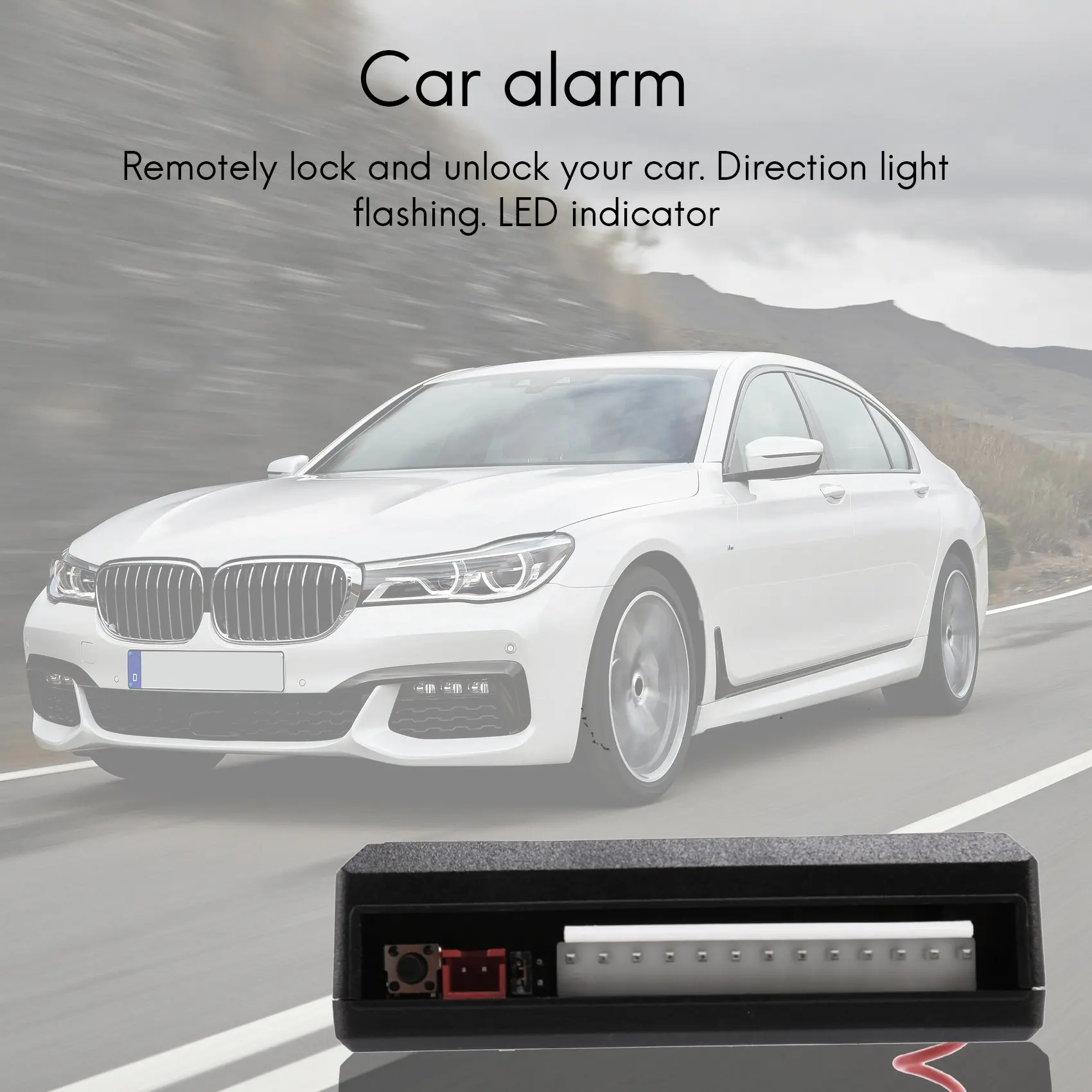 DT42-Universal Car Alarm Systems Auto Remote Central Kit Door Lock Keyless Entry System Central Locking With Remote Control